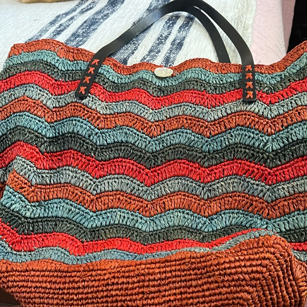 Annabel Ingall Raffia Tote